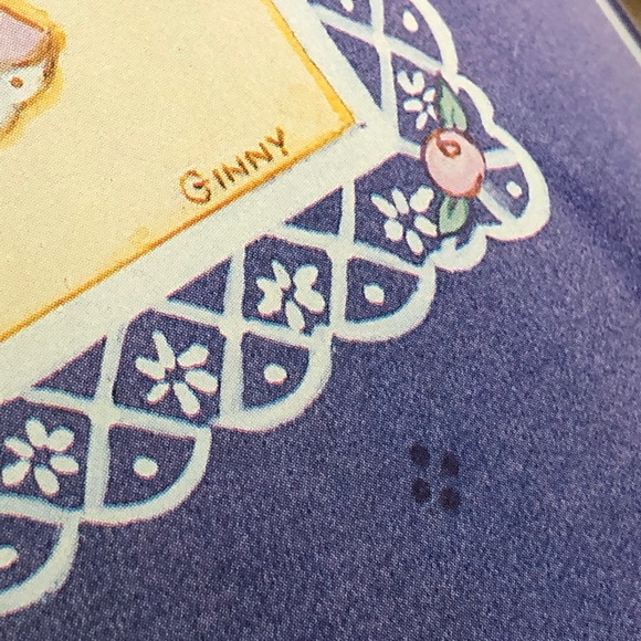 Tin Metal Oval Waste Basket Trash Can Girls’ Art Print -Ginny - Picture 8 of 15